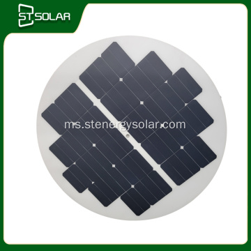 Panel solar fleksibel 80W berbentuk